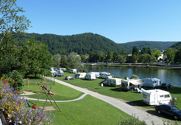 Platz und Einrichtung Campingpark Eberbach